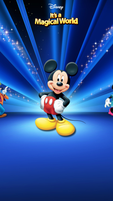 Screenshot №1 pro téma Disney Characters Dark Blue 360x640