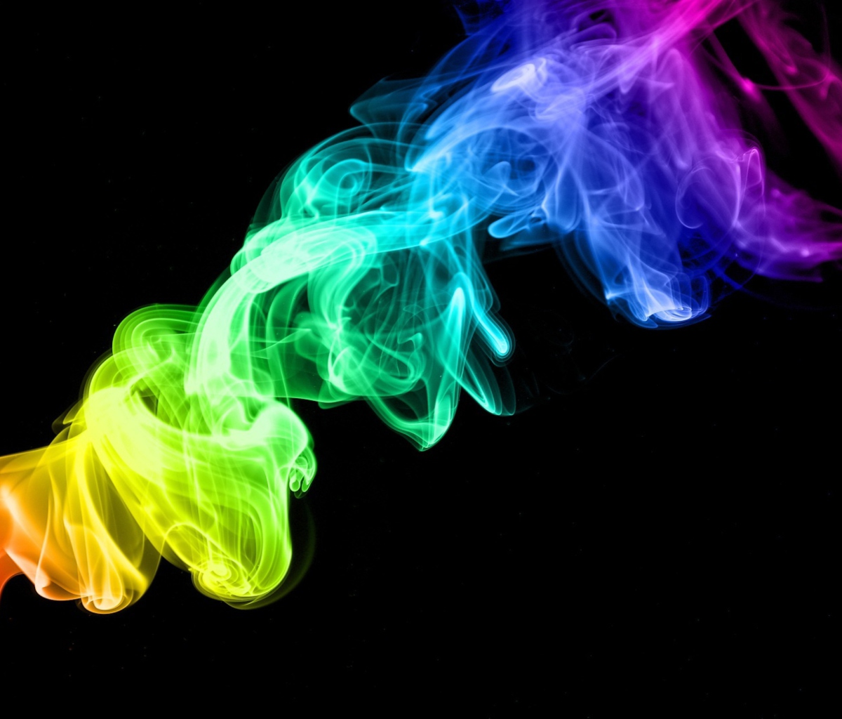 Fondo de pantalla Colorful Smoke 1200x1024