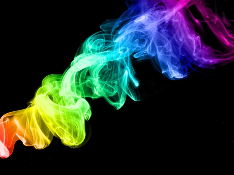 Das Colorful Smoke Wallpaper 800x600