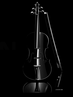 Das Black Violin Wallpaper 240x320