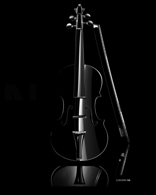 Kostenloses Black Violin Wallpaper für 480x640