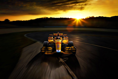 Das Honda Formula 1 Race Car Wallpaper 480x320