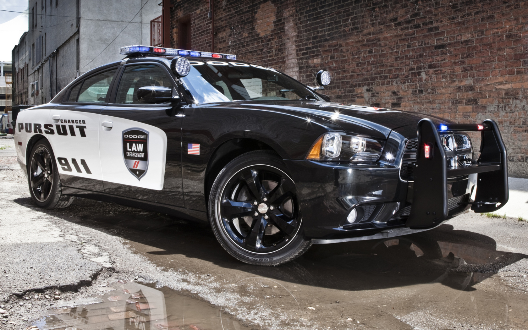 Das Dodge Charger - Police Car Wallpaper 1680x1050