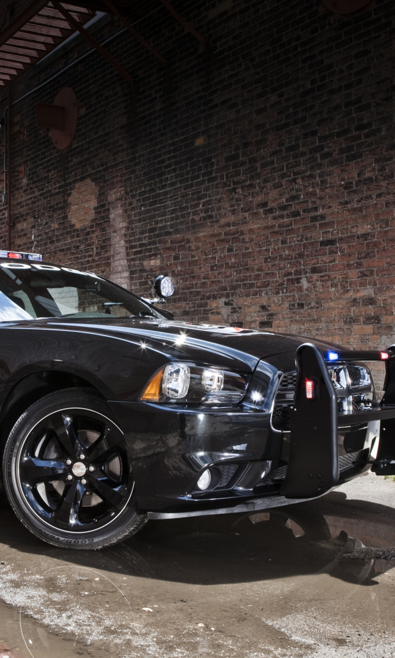 Fondo de pantalla Dodge Charger - Police Car 768x1280