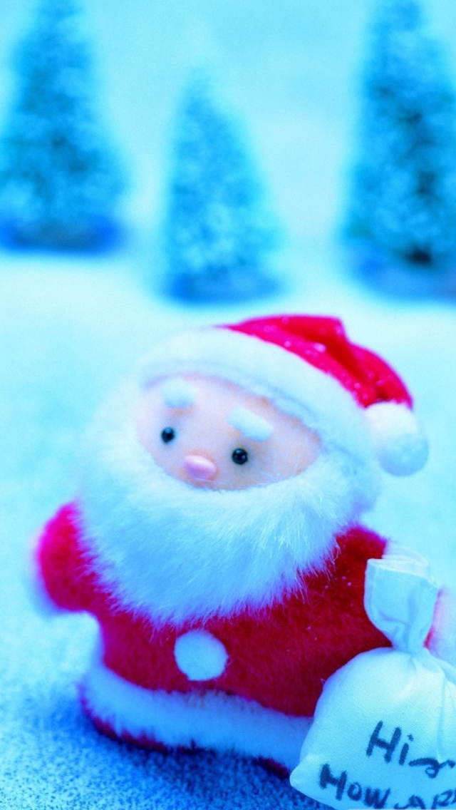 Screenshot №1 pro téma Cute Santa Claus 640x1136