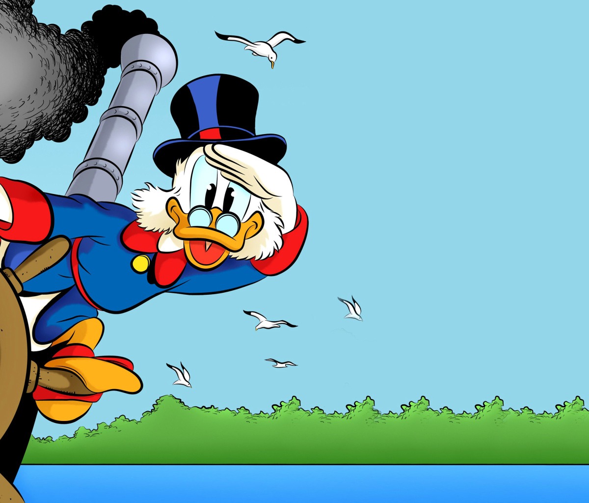 Sfondi DuckTales, richest duck Scrooge McDuck 1200x1024