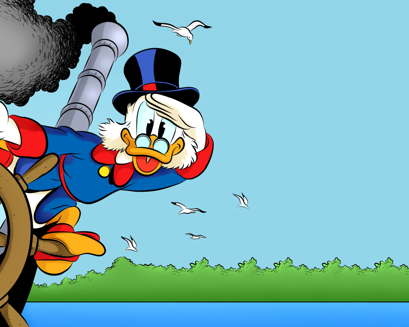 DuckTales, richest duck Scrooge McDuck wallpaper 1600x1280
