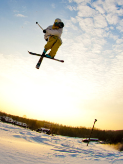 Skiing screenshot #1 240x320