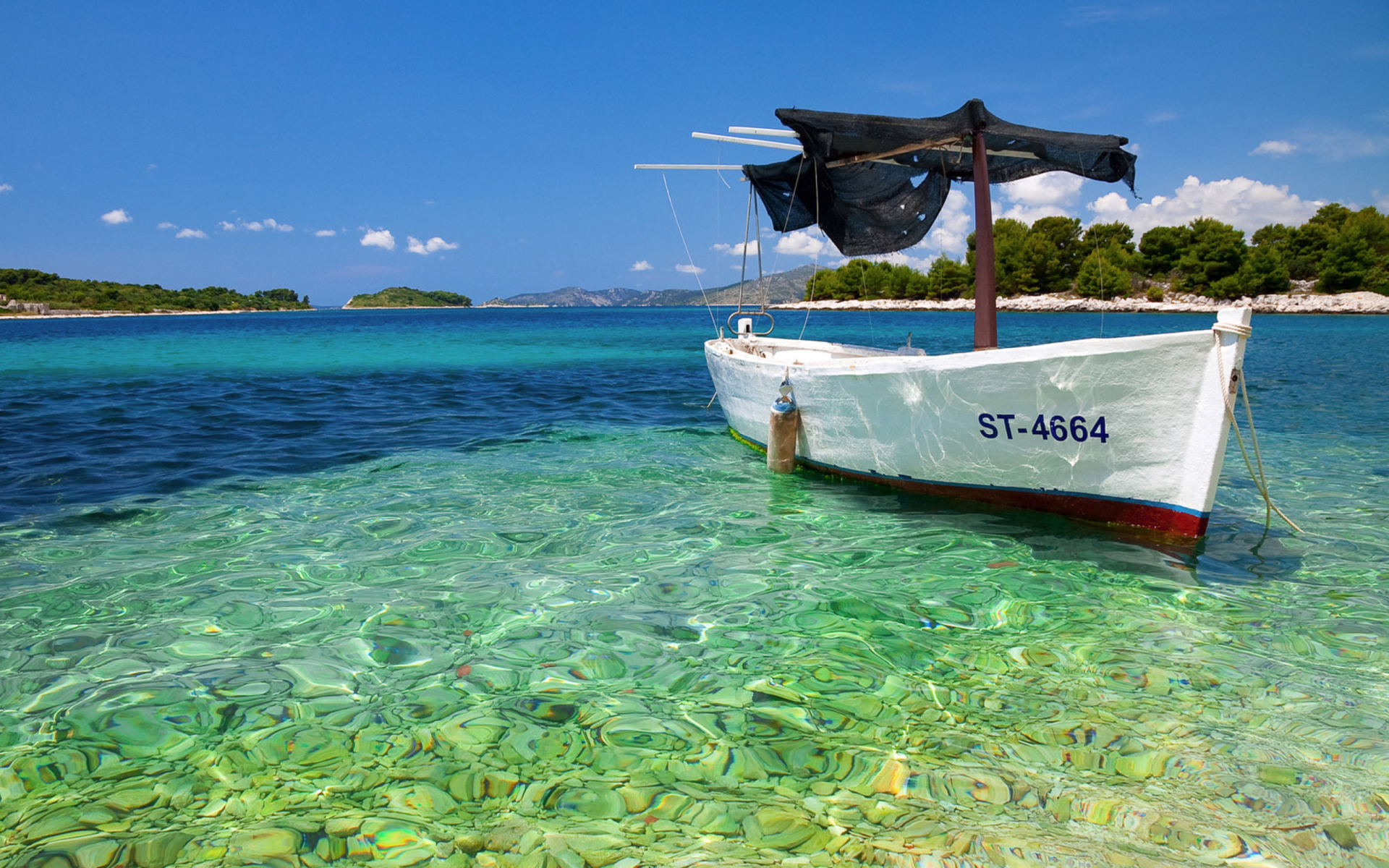 Screenshot №1 pro téma Boat In Croatia 1920x1200