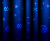 Das Blue Snowflakes Wallpaper 176x144