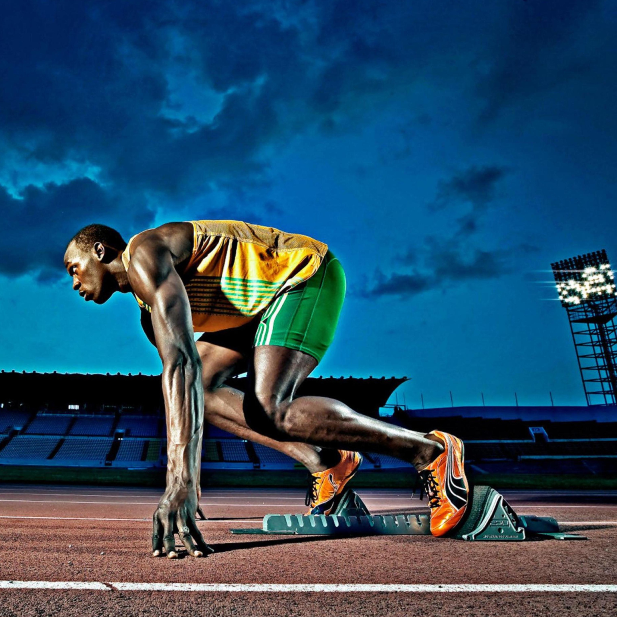 Usain Bolt Athletics wallpaper 2048x2048