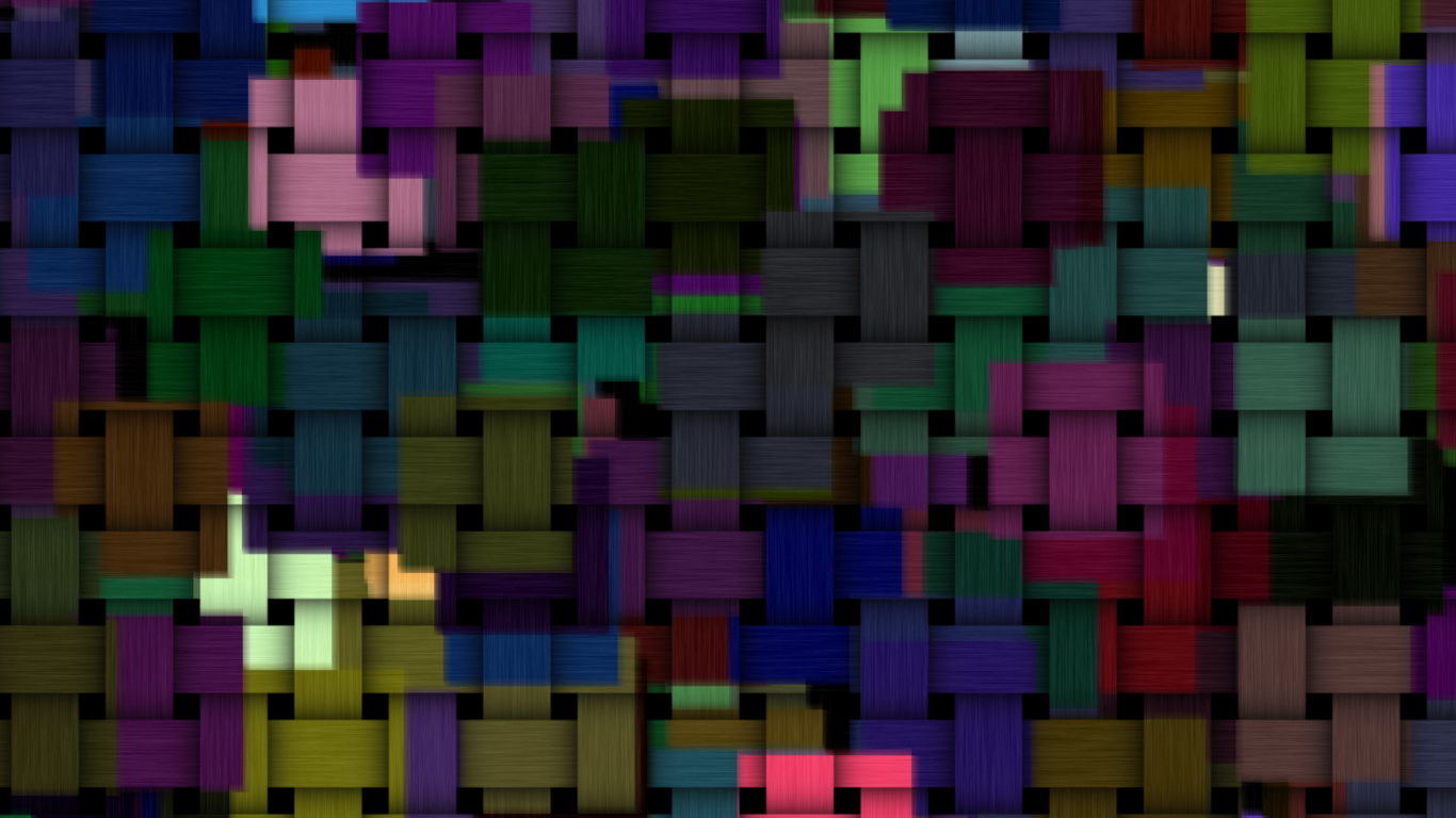 Fondo de pantalla Colorful Pattern 1366x768