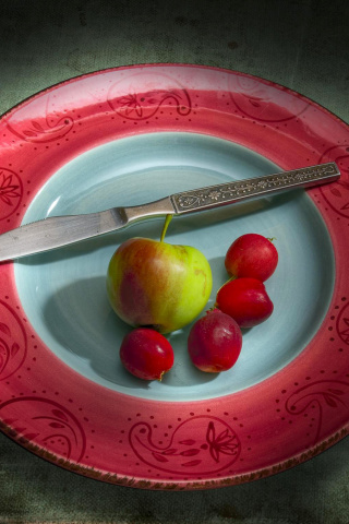 Still life - Vegetarian Breakfast wallpaper 320x480