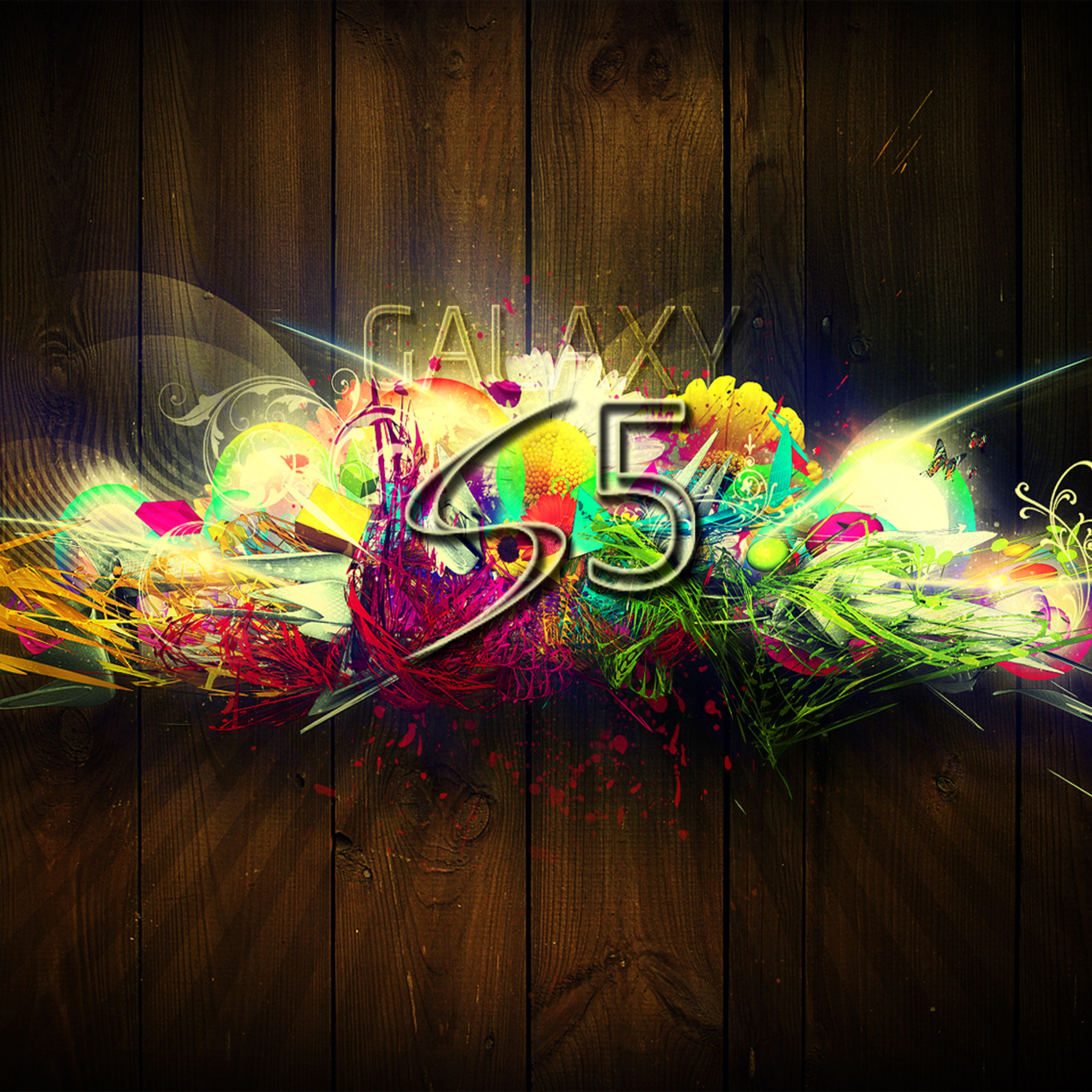 Galaxy S5 Graffiti wallpaper 2048x2048