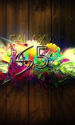 Screenshot №1 pro téma Galaxy S5 Graffiti 240x400