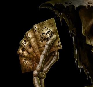 Poker Skeleton - Obrázkek zdarma pro iPad 2
