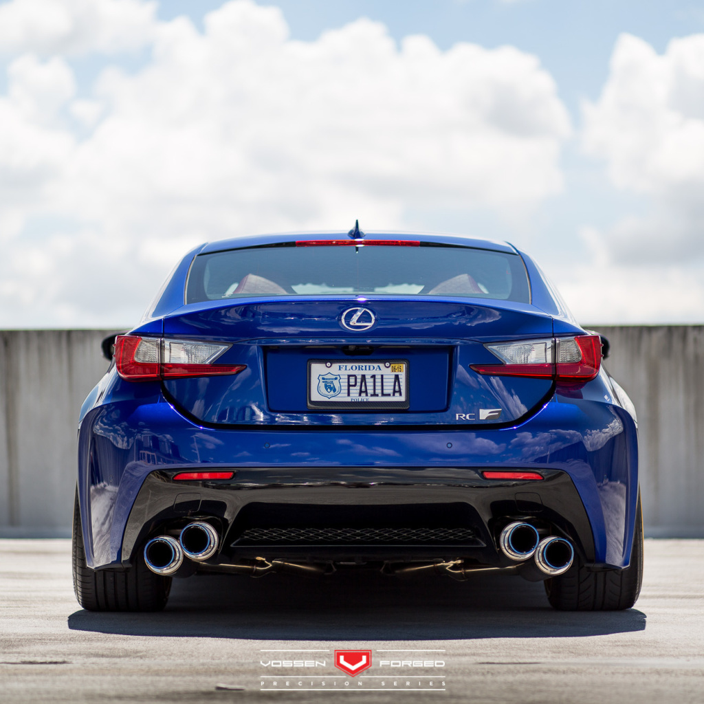 Das Lexus RC F Vossen Wheels Wallpaper 1024x1024