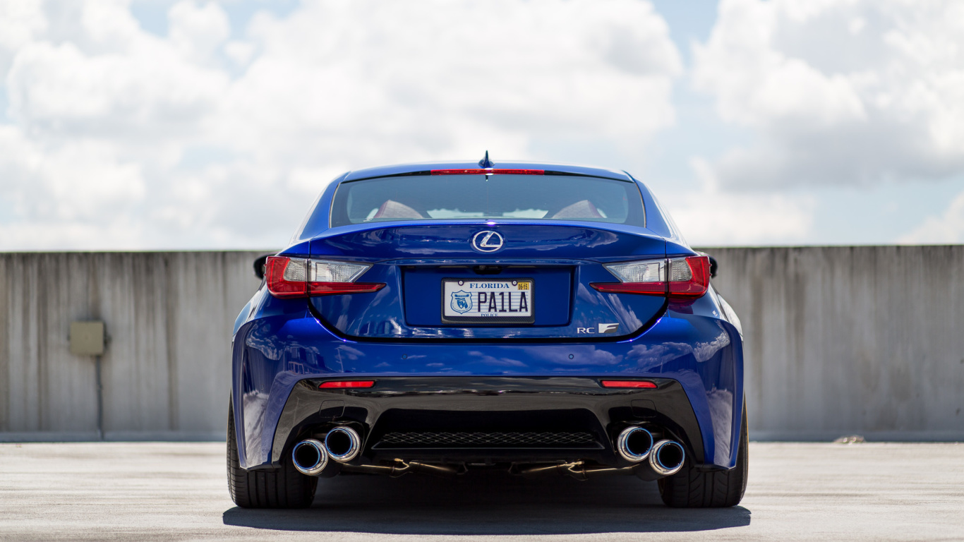 Fondo de pantalla Lexus RC F Vossen Wheels 1366x768