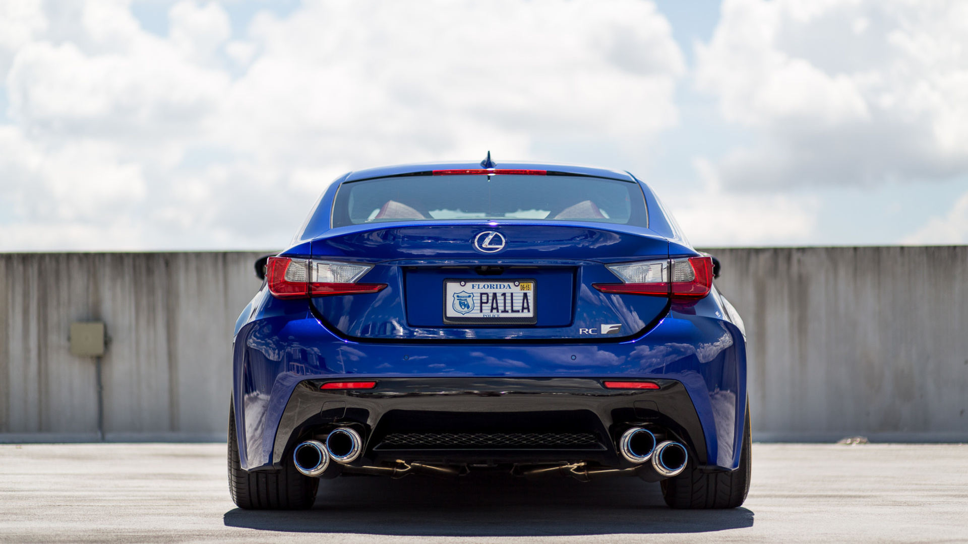 Das Lexus RC F Vossen Wheels Wallpaper 1920x1080