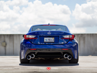 Lexus RC F Vossen Wheels wallpaper 320x240