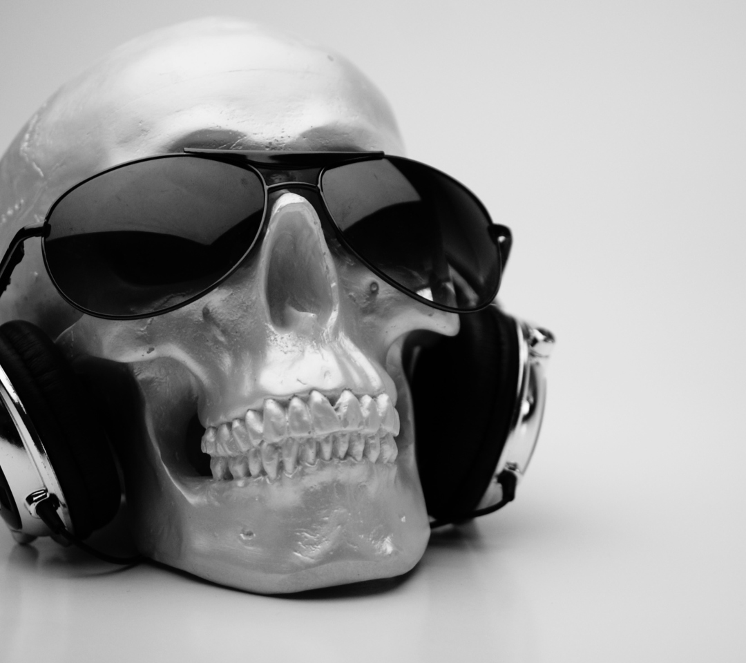 Das Fancy Skull Wallpaper 1080x960