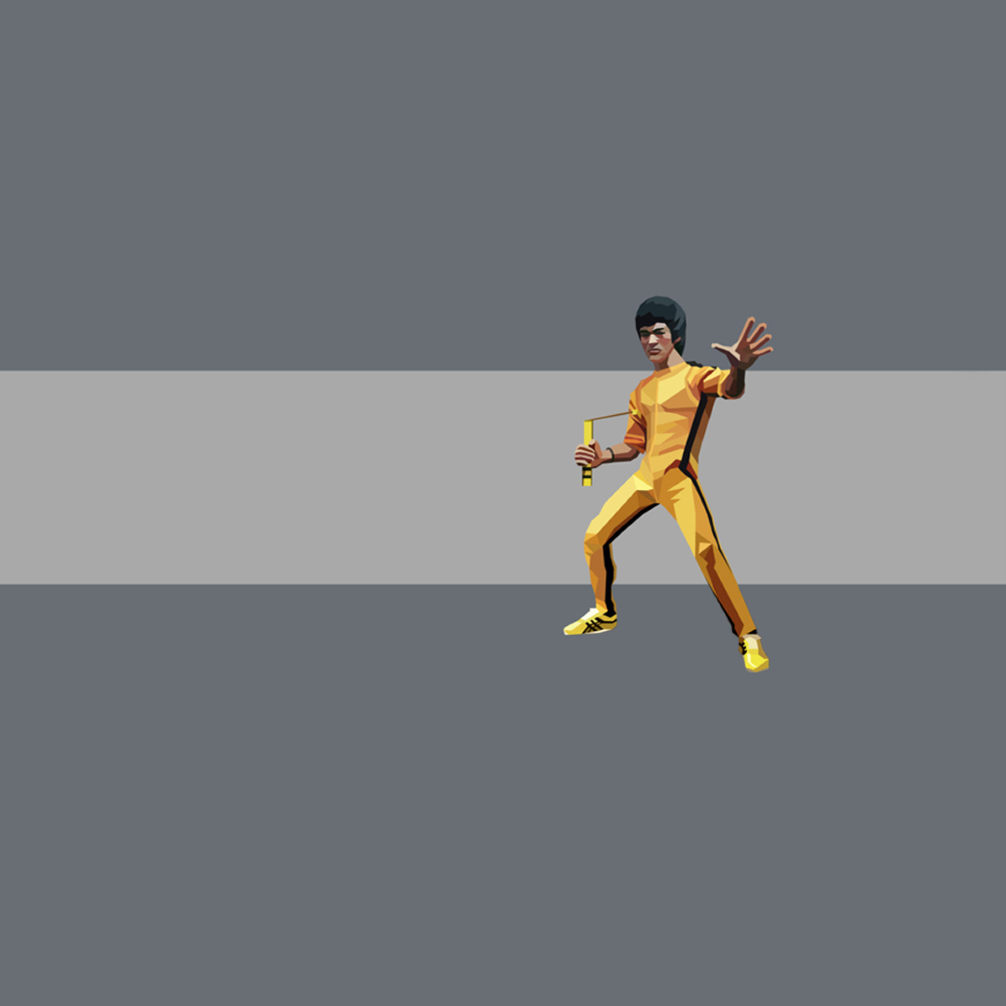 Bruce Lee Kung Fu wallpaper 2048x2048