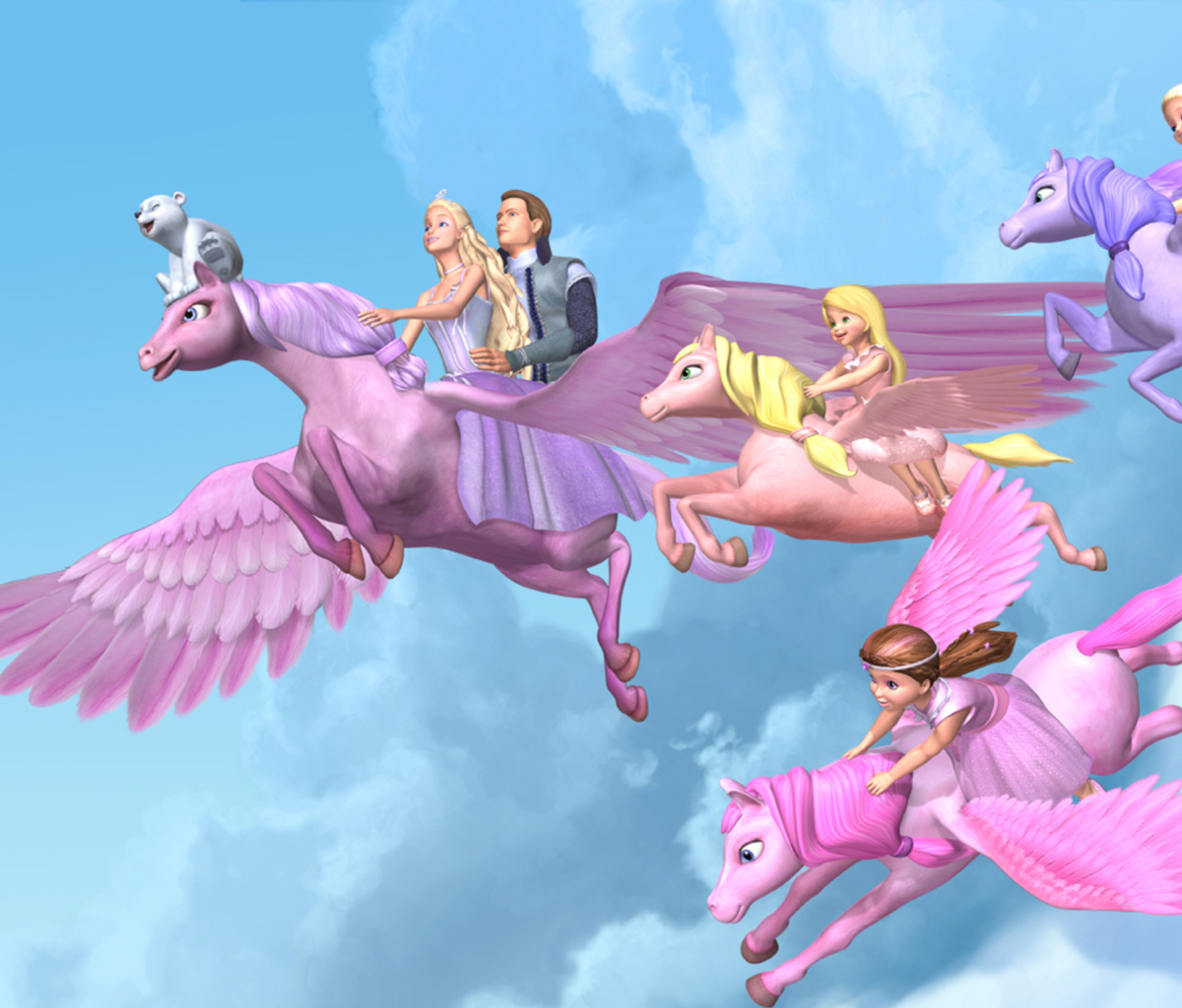 Screenshot №1 pro téma Barbie And The Magic Of Pegasus 1200x1024