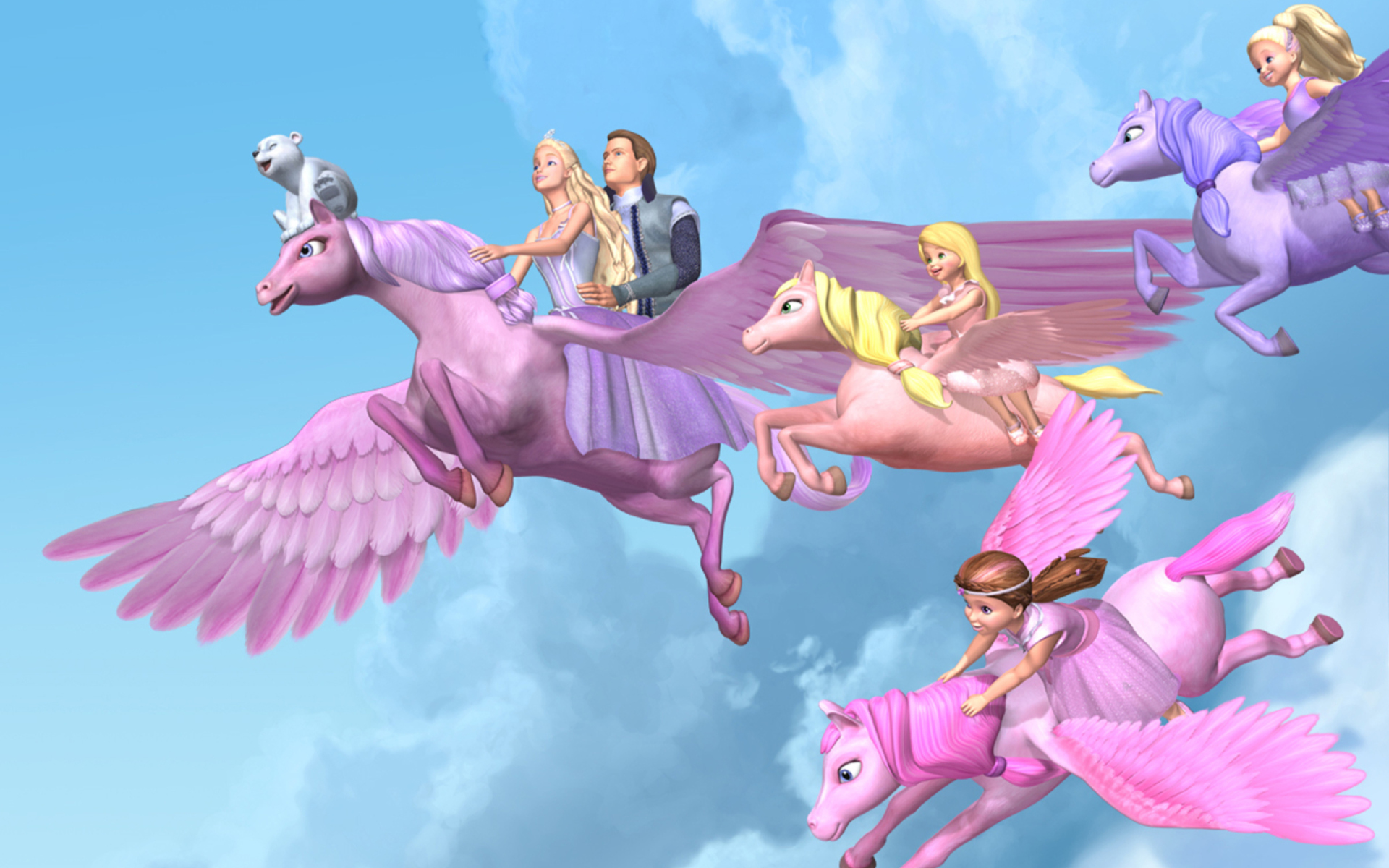 Das Barbie And The Magic Of Pegasus Wallpaper 1920x1200