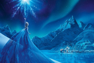 Frozen Elsa Snow Queen Palace - Obrázkek zdarma pro HTC Desire