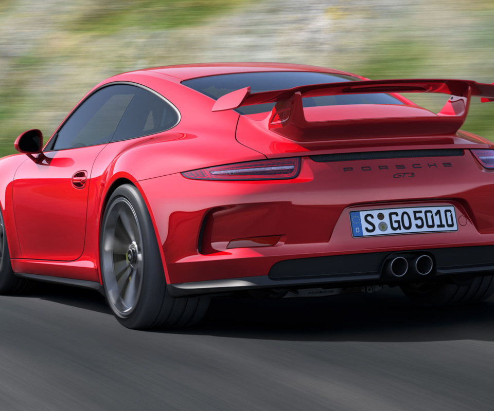 Fondo de pantalla Porsche 911 GT3 960x800