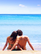 Couple On Beach screenshot #1 132x176
