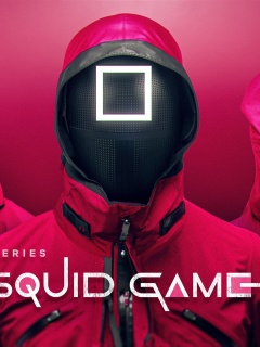 Обои Squid Game Netflix 240x320