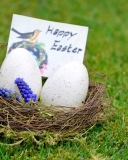 Fondo de pantalla Happy Easter Nest 128x160