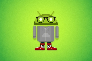Hipster Android - Obrázkek zdarma pro HTC One