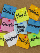 Обои How To Say Thank You in Different Languages 132x176