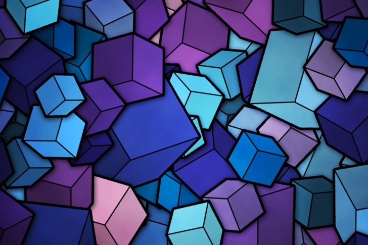 Screenshot №1 pro téma Colorful Cubes