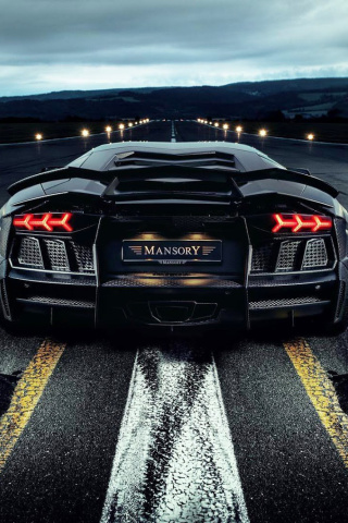 Fondo de pantalla Lamborghini Aventador Mansory 320x480