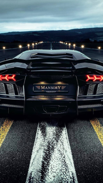 Fondo de pantalla Lamborghini Aventador Mansory 360x640
