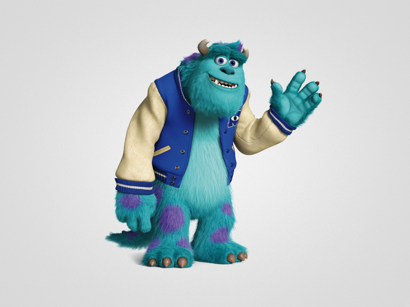 Screenshot №1 pro téma Monsters University, James P Sullivan 1400x1050