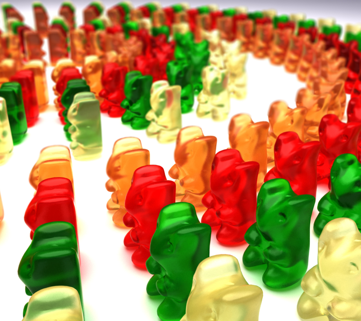 Screenshot №1 pro téma Gummy Bears 1440x1280