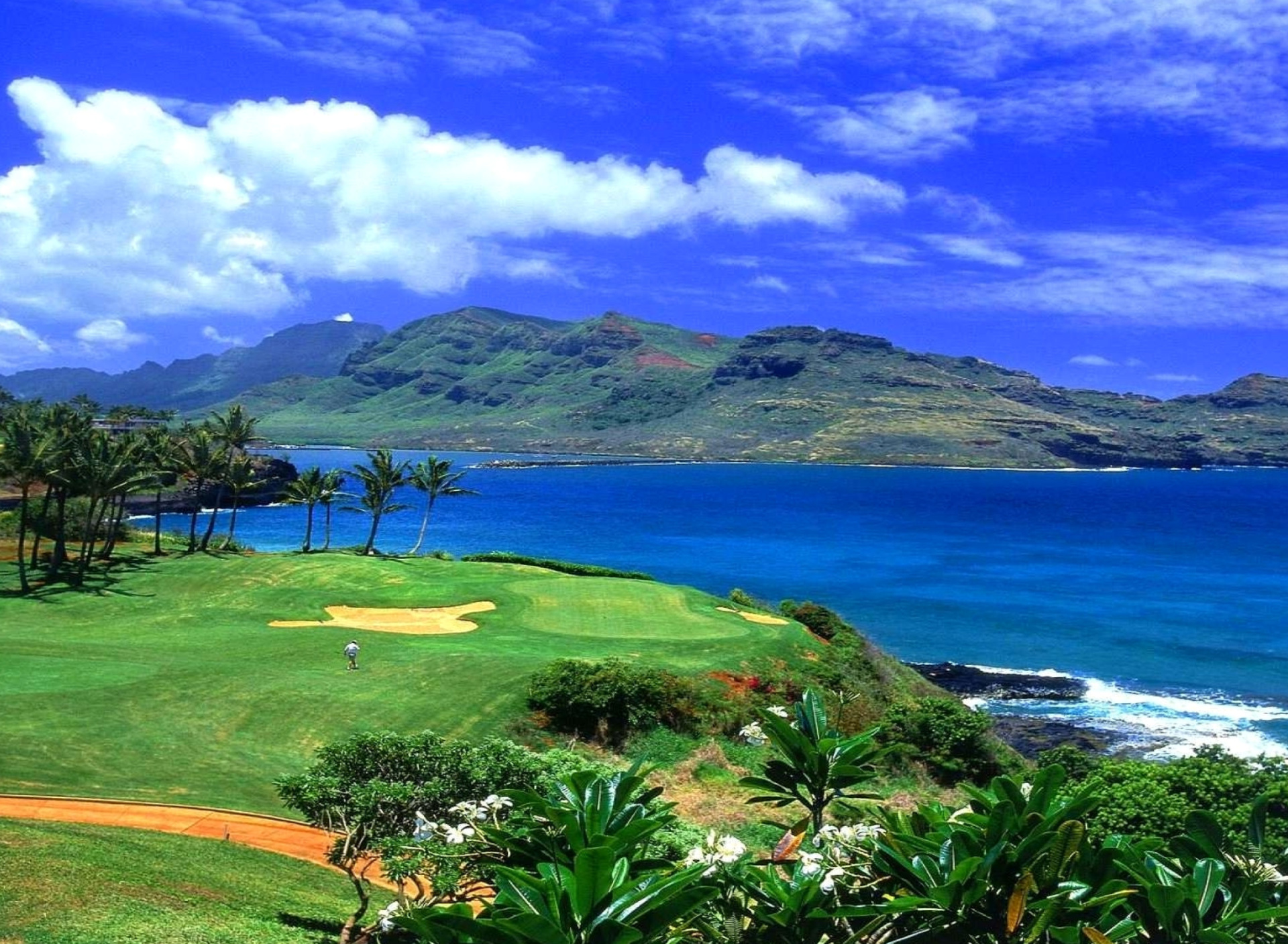 Paradise Golf Field wallpaper 1920x1408