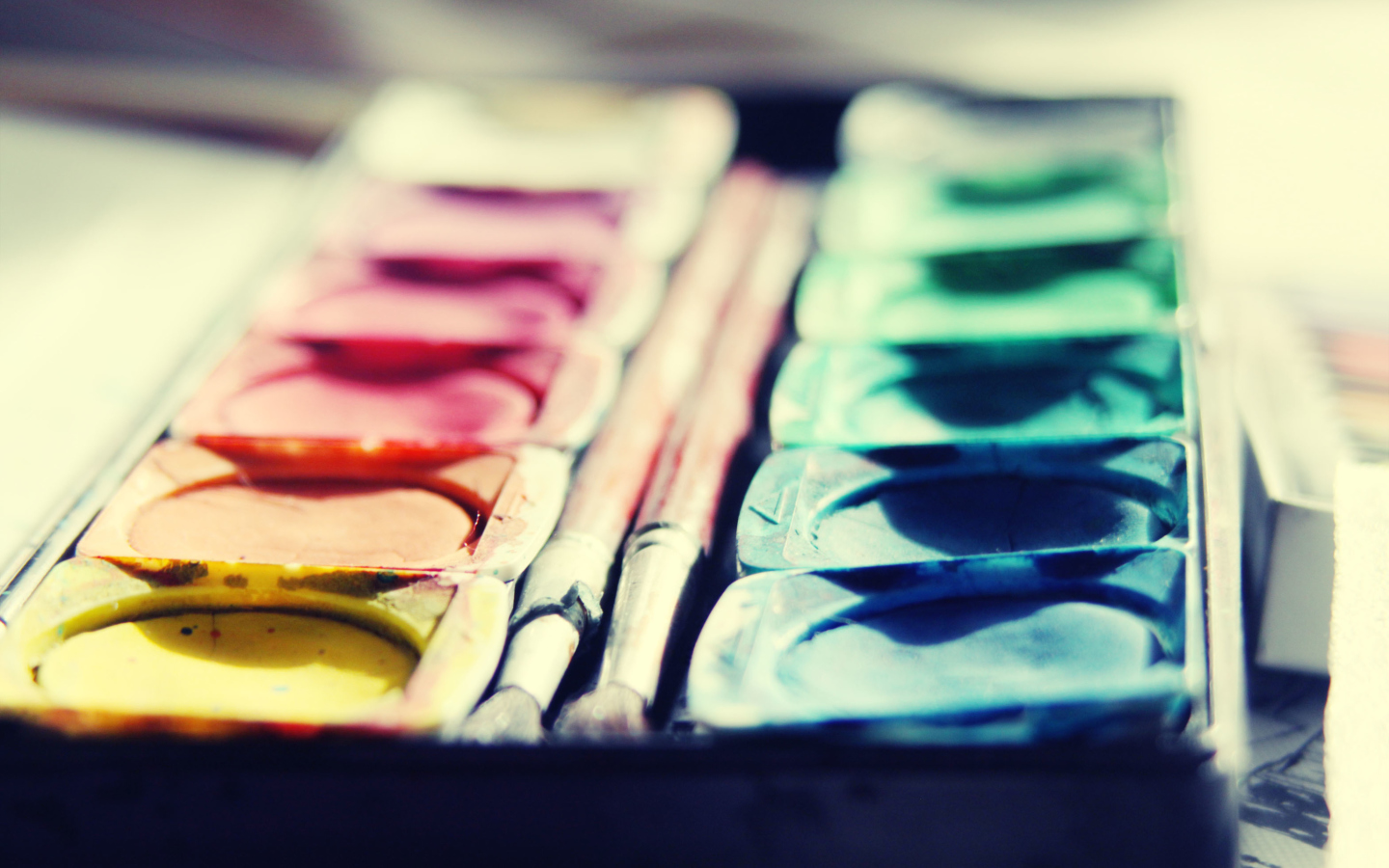 Das Colorful Paints Wallpaper 1440x900