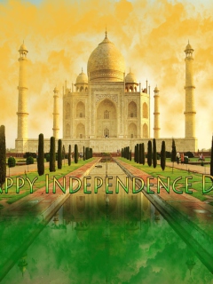 Happy Independence Day in India screenshot #1 240x320