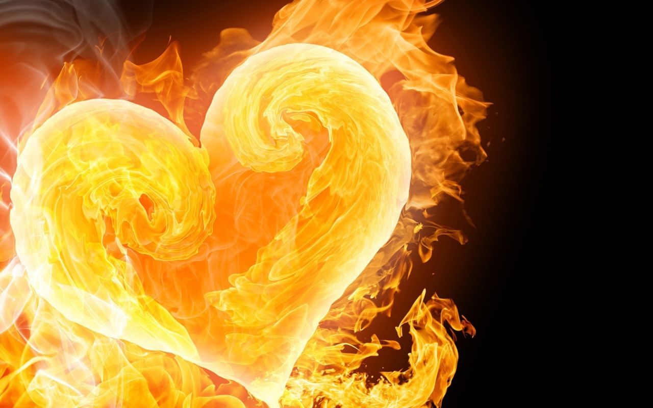 Sfondi Love Is Fire 1280x800