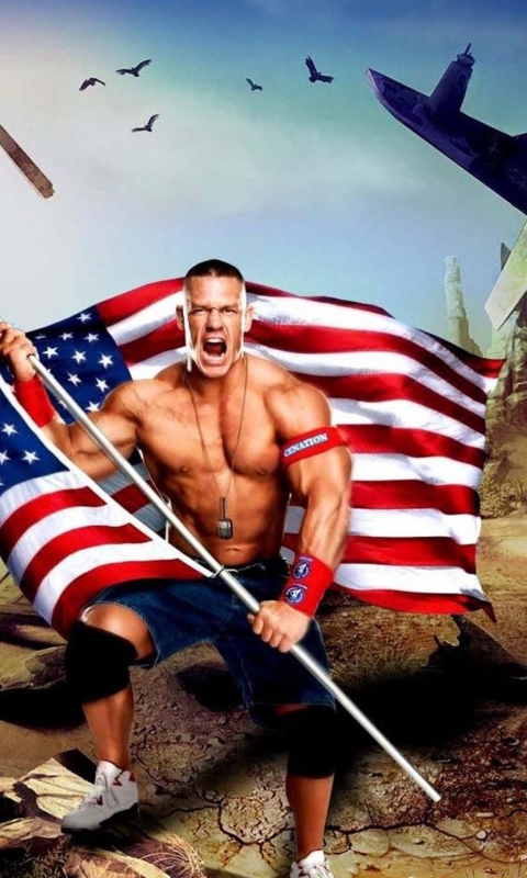 Fondo de pantalla John Cena 480x800