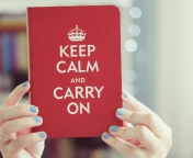 Das Keep Calm And Carry On Wallpaper 176x144