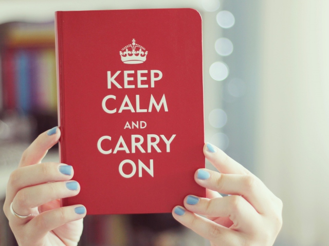 Keep Calm And Carry On wallpaper 640x480