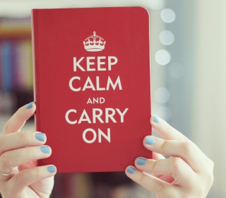 Kostenloses Keep Calm And Carry On Wallpaper für 128x128