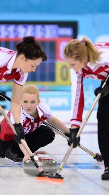 Screenshot №1 pro téma Sochi 2014 Winter Olympics Curling 360x640