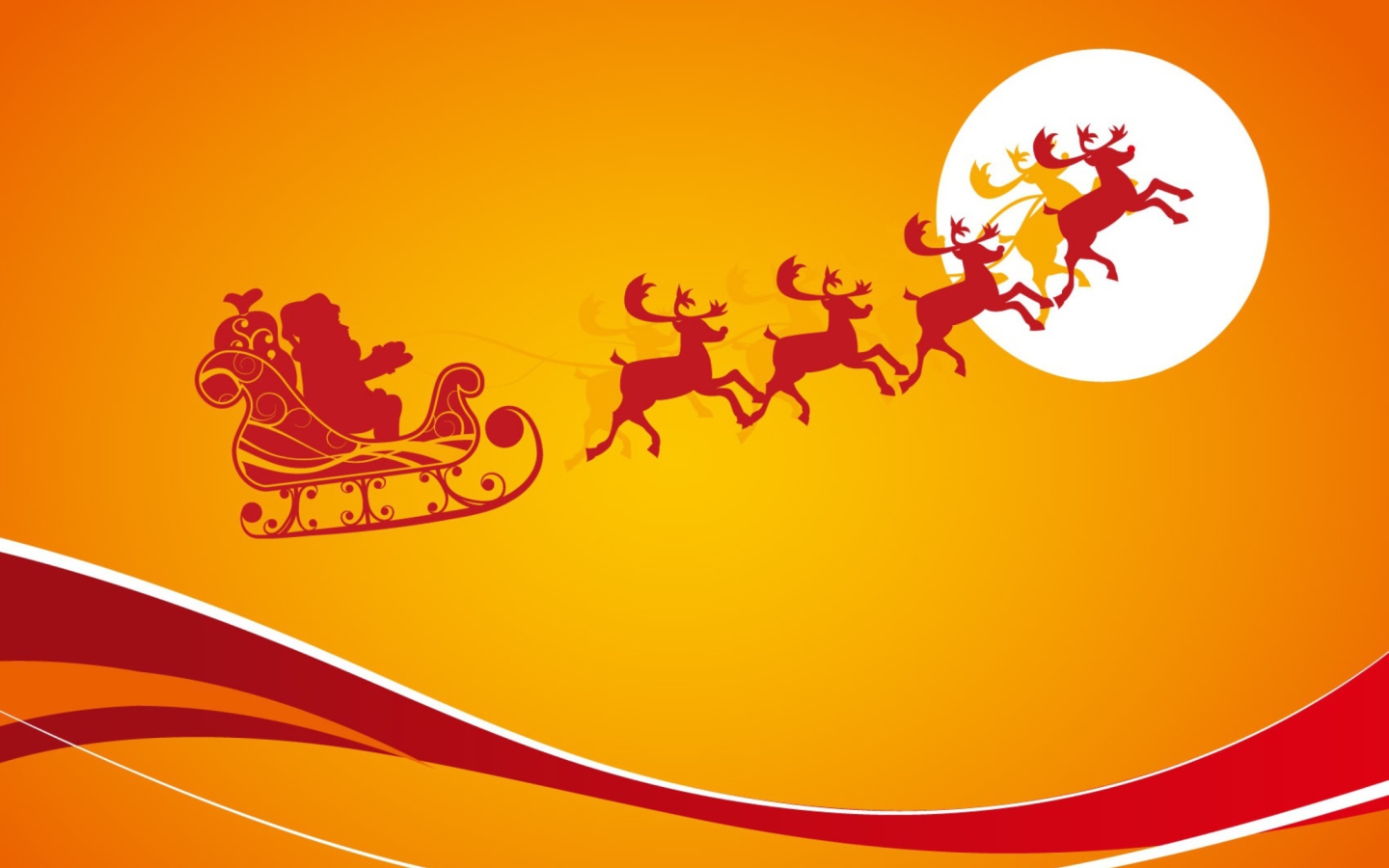 Fondo de pantalla Santa Is Coming For Christmas 1440x900